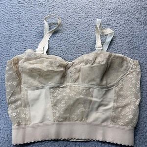 VTG Norvell Bra 36E Longline Bra 2874 Soft Cup Max Support Dead Stock NWOT